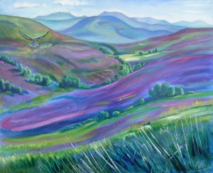 Heather Glen near Geal Charn